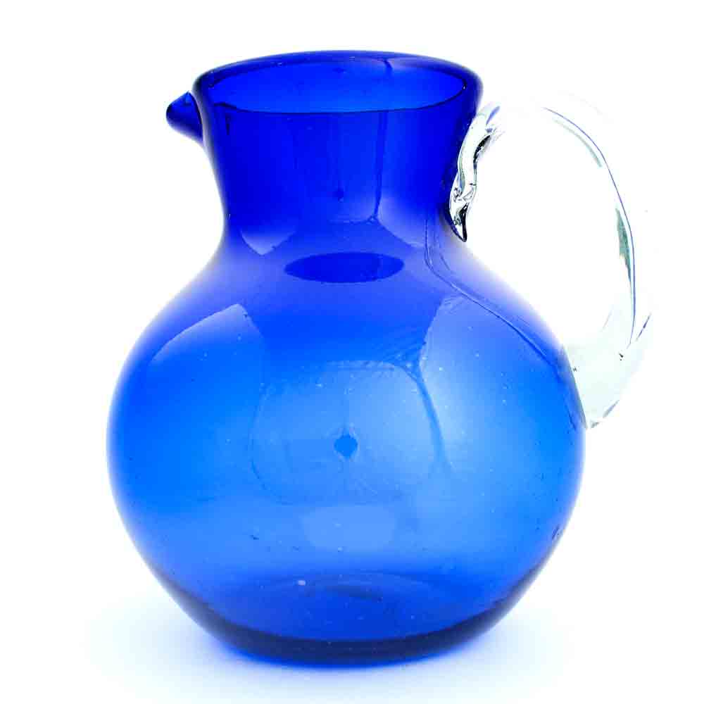 Blue round jug - Image 2