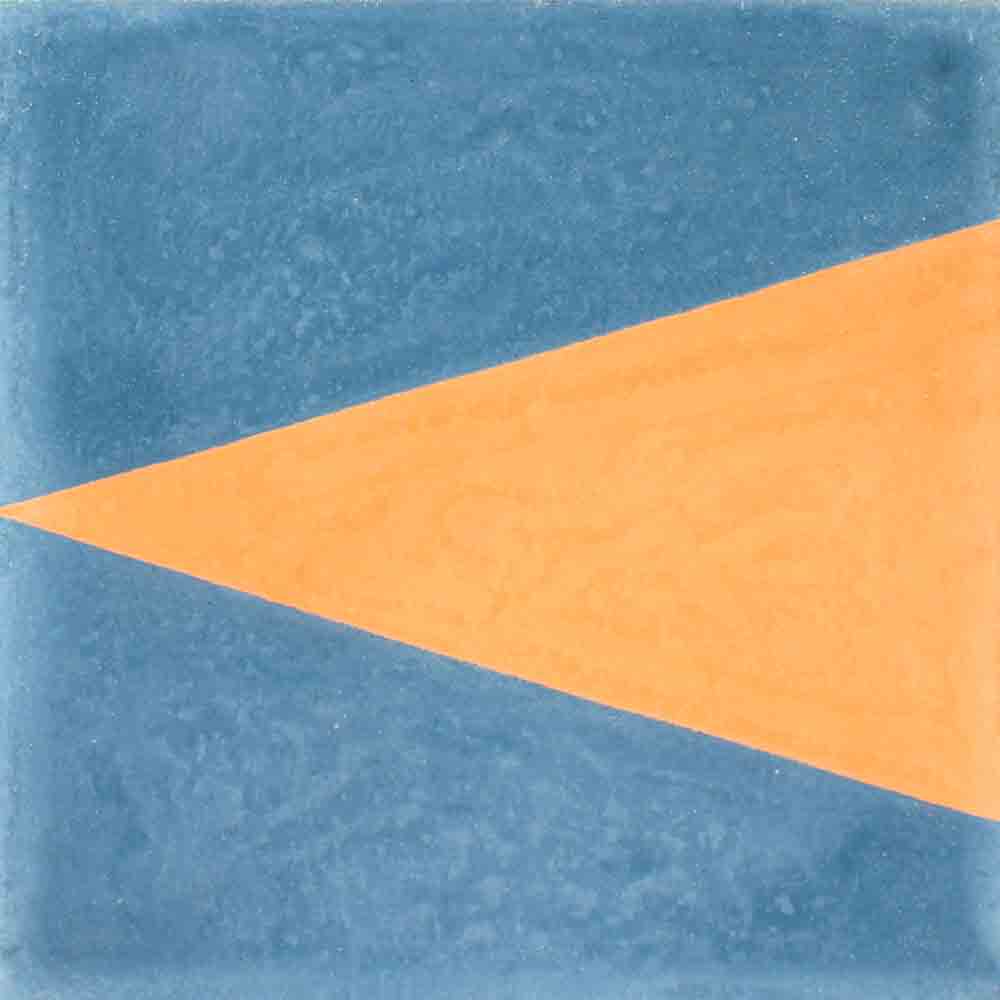 Frea peak orange encaustic tile