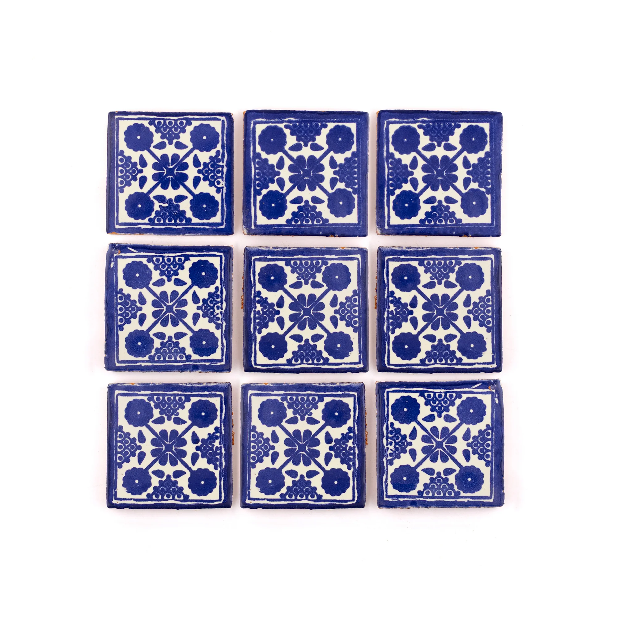 Damask blue inset - Image 3