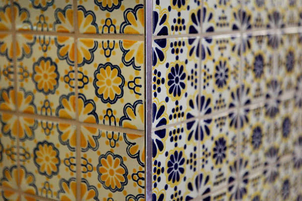 Lace blue & yellow - Image 6
