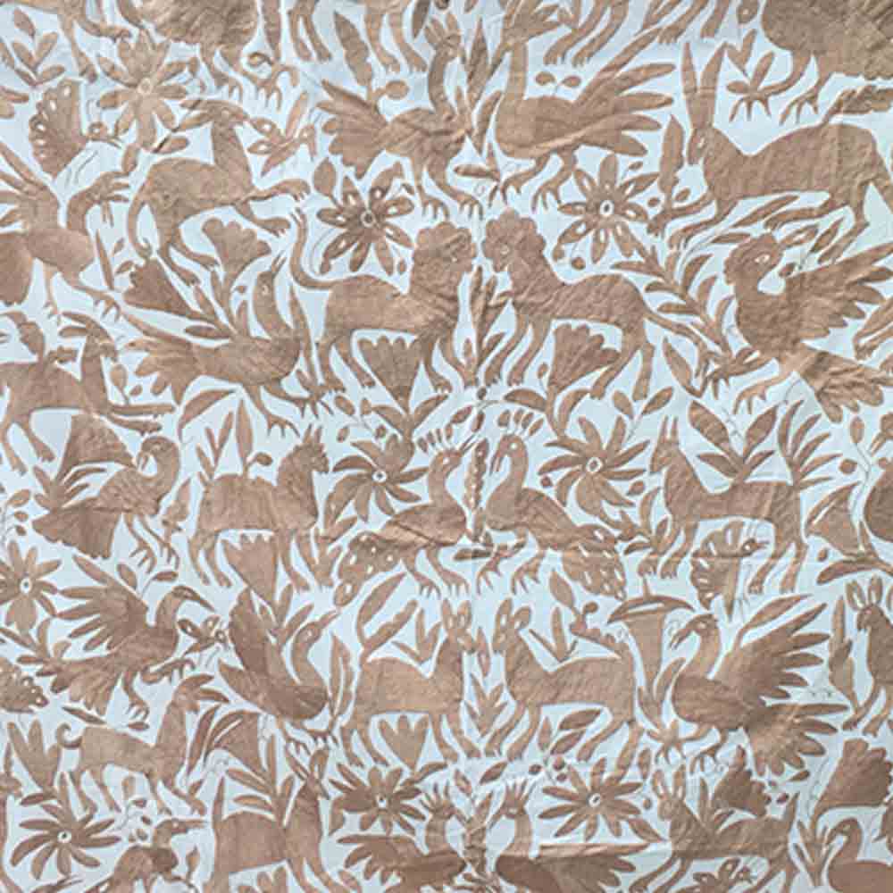 Otomi gold fawn embroidery
