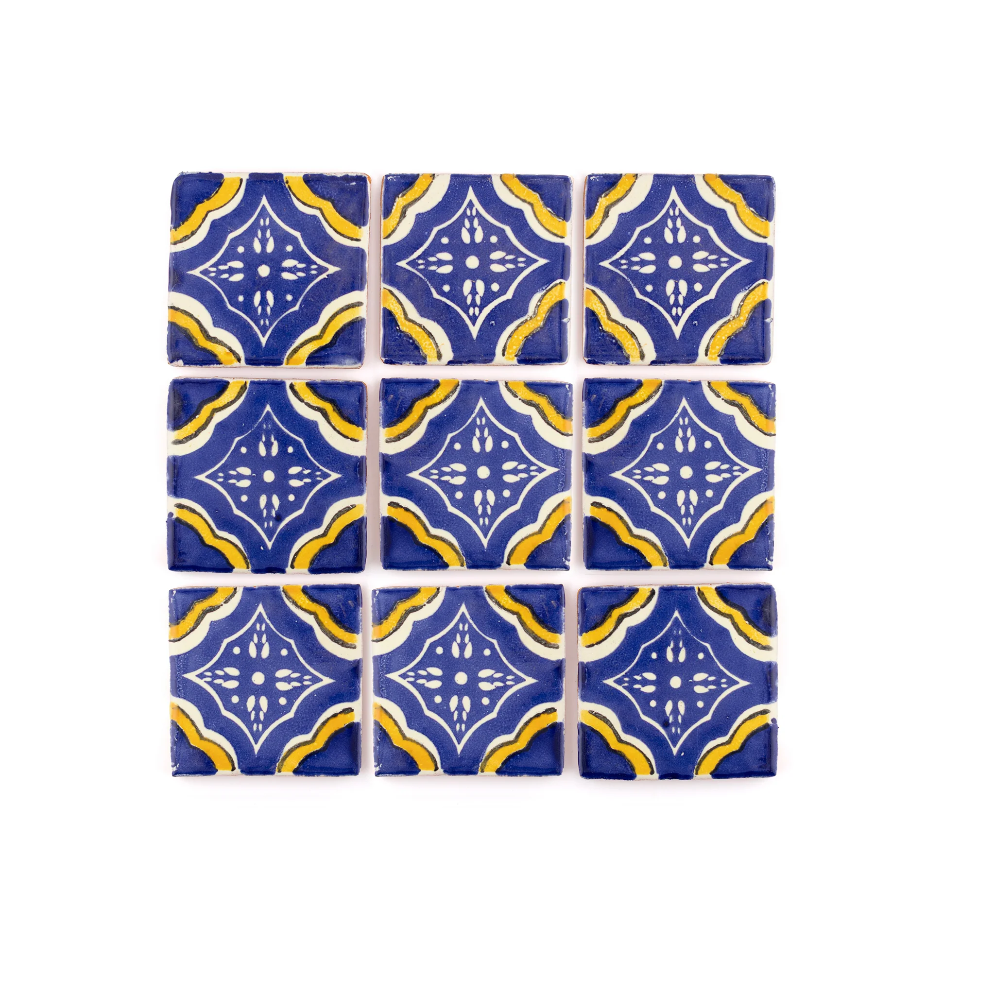 Palacio blue and yellow inset - Image 3