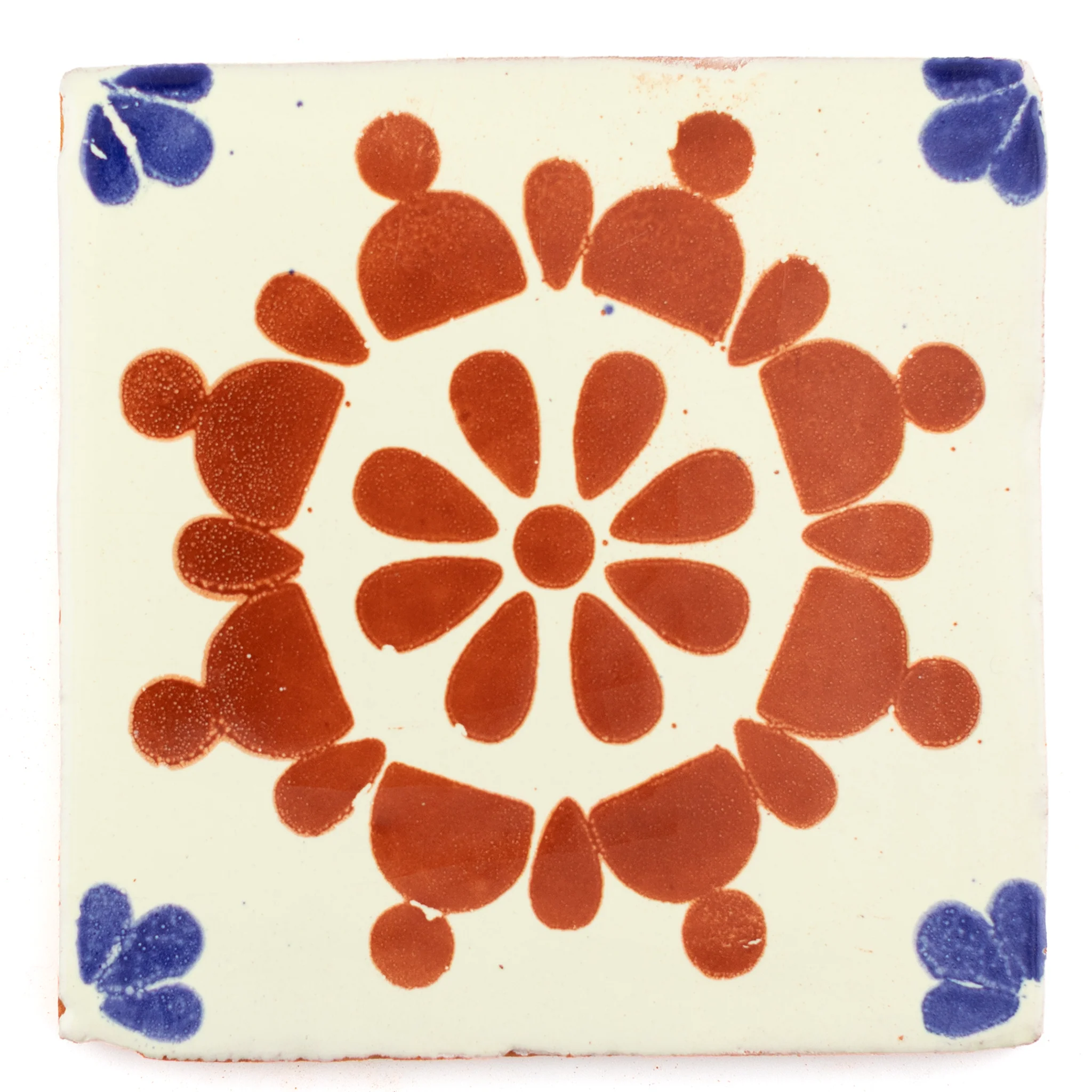 Rocio blue & terracotta