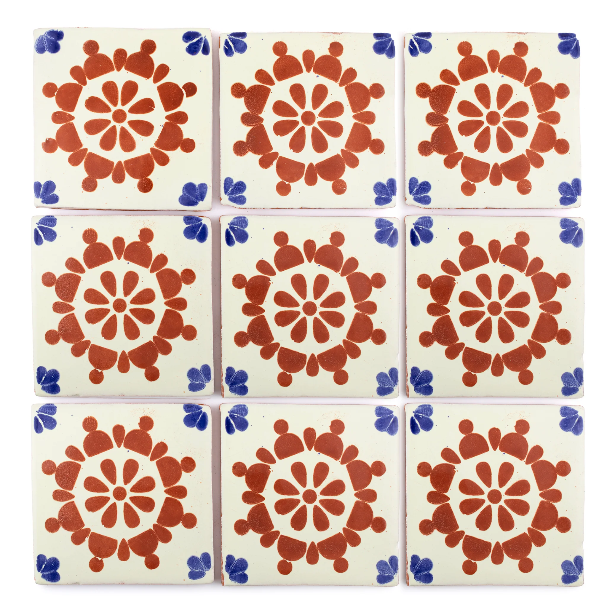 Rocio blue & terracotta - Image 3