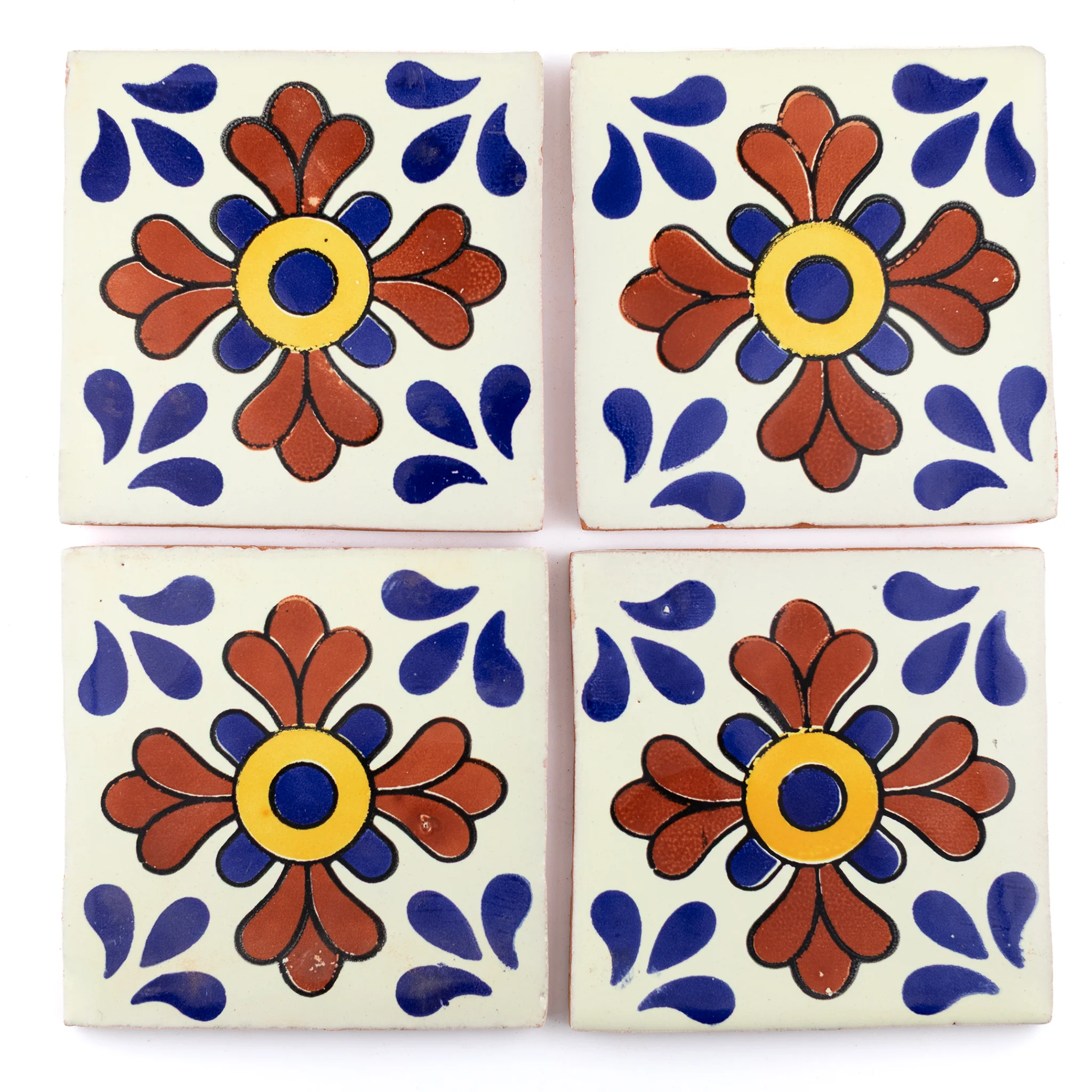 Seville blue & terracotta - Image 2