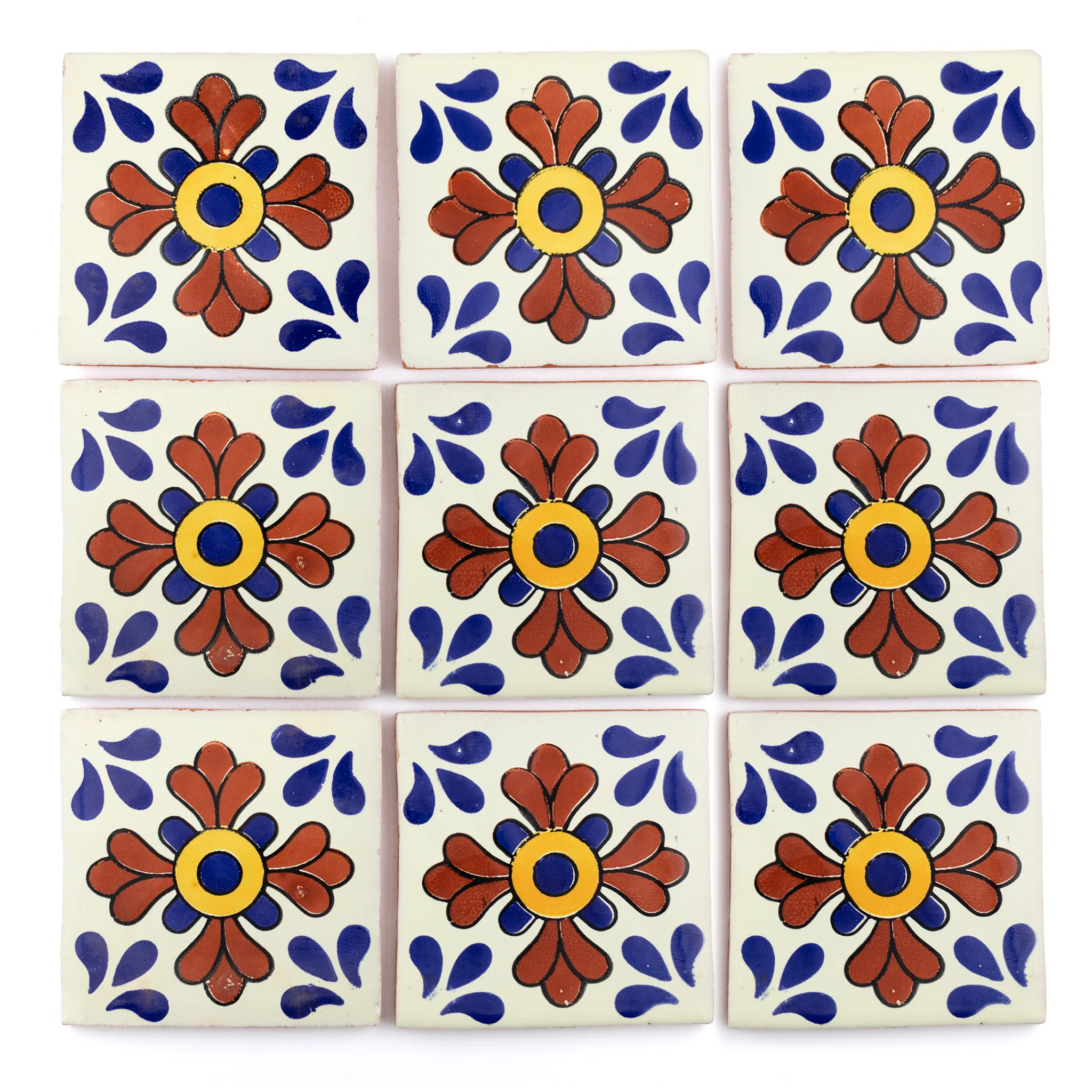 Seville blue & terracotta - Image 3