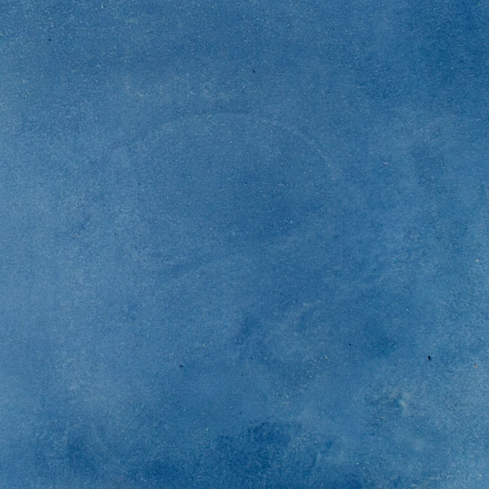 Teal blue encaustic tile