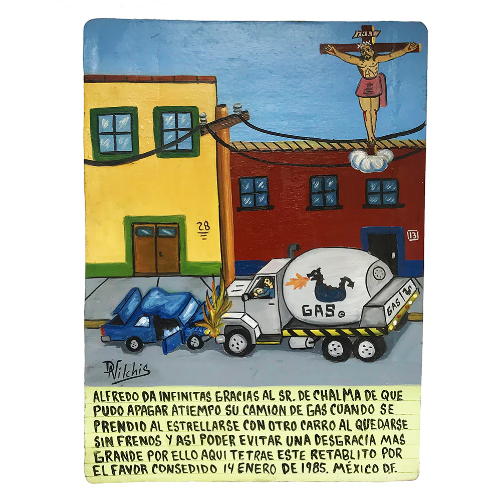 Thank you prayer - retablo by Daniel Vilchis