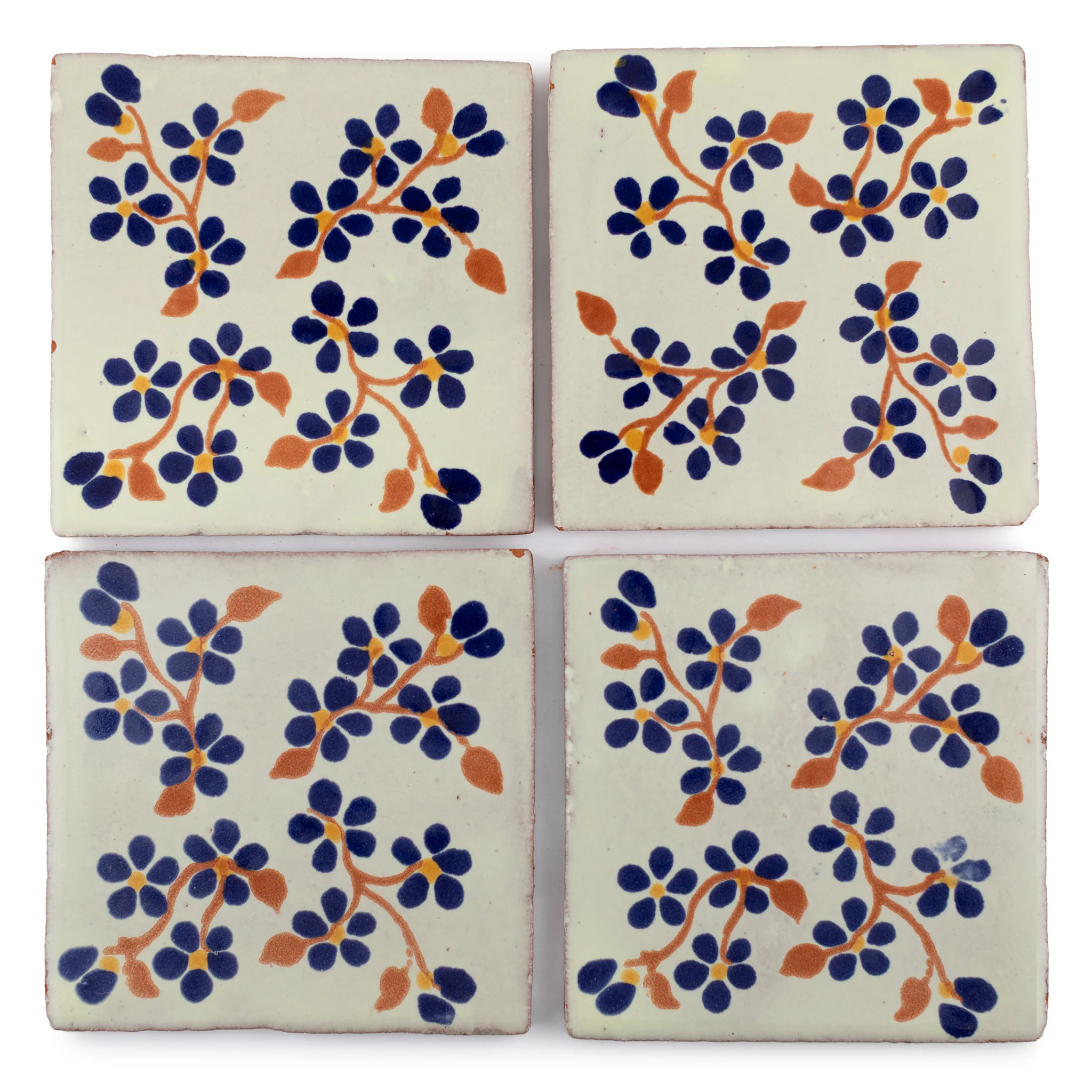 Violets blue & terracotta - Image 2