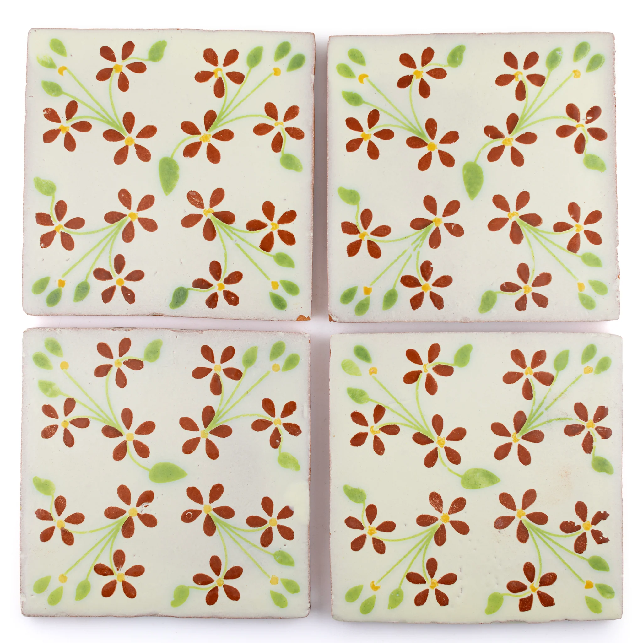 Violets terracotta & green - Image 2